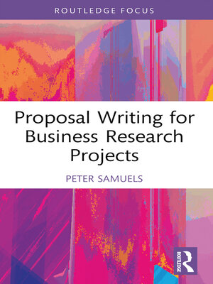 cover image of Proposal Writing for Business Research Projects